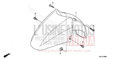 FRONT FENDER (FJS400D8) FJS400D8 de 2008